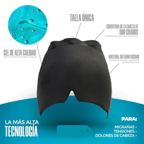 ReliefHat - Gorro Gel para Dolor de Cabeza